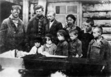 Pogrzeb deportowanej na Syberię Stefanii Bryl.