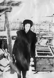 Czesława Dziemirów na zesłaniu.