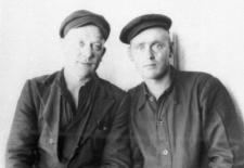 Edward Trzeciak i Edward Jaśkiewicz po zwolnieniu z łagru.