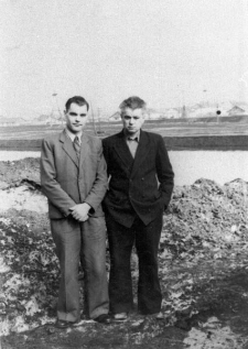 Józef Stankiewicz (z prawej, 10 lat w Workucie w kopalni nr 7) z bratem Witoldem, który przyjechał do niego w odwiedziny.