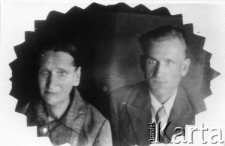 Maria Wojciechowicz z synem Edwardem, na zsyłce - zdjęcie portretowe.