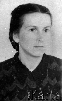 Bronisława Stefanowicz, zmarła w łagrze w Mołotowie w 1948.