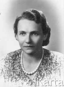 Wanda Parys-Sokołowska, zdjęcie legitymacyjne.