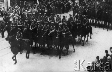 Defilada Armii Czerwonej we Lwowie z okazji przyłączenia Zachodniej Ukrainy do USRR.