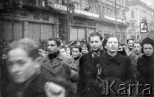 Defilada Armii Czerwonej we Lwowie z okazji przyłączenia Zachodniej Ukrainy do USRR.