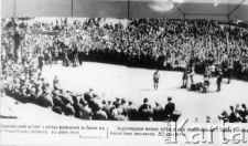 Wiec z okazji wyzwolenia miasta.