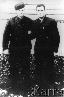 Wacław Znamierowski ze wsp&oacute;łwięźniem.