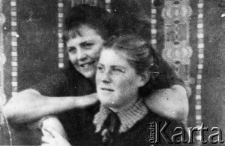 Irena i Helena Bejnarowicz podczas pobytu w ZSRR.