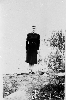 Maria Świacka podczas pobytu na zesłaniu.