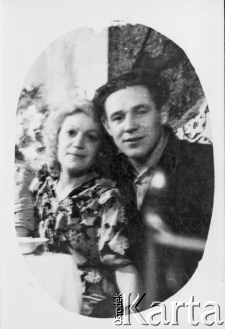 Portret kobiety i mężczyzny.