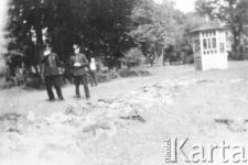 Prawdopodobnie ekshumacja Polaków pomordowanych przez Rosjan w Winnicy, lata 1941-43.