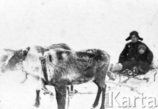 Leon Cydzik podczas pobytu na zesłaniu w ZSRR - "Kołyma [wyraz nieczytelny] po przyjeździe z polowania".