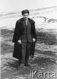 Henryk Witrylak pracujący podczas zesłania w kopalni rudy cynku Bolszoj Kanion.