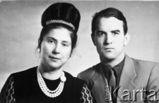 Stefania Pikulicka, deportowana z rodziną w 1940 r., pozostała w ZSRR; na fotografii z mężem.