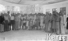 Imieniny starosty obozu dla polskich uchodźców Romana Duszy.