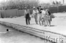 Imieniny starosty obozu dla polskich uchodźców Romana Duszy.