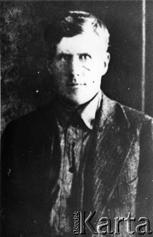 Portret A. Krzyżanowskiego (1893-1937), więźnia łagru; prawdopodobnie był ofiarą "wielkiej czystki".