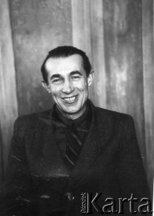 Portret Wiktora Korzystko wykonany przed wyjazdem do Polski.