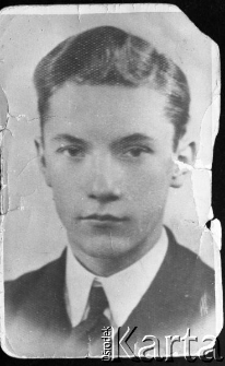 Portret gimnazjalisty Mieczysława Roznera, deportowanego w 1940 r. do omskiej obłasti.