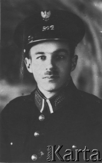 Portret funkcjonariusza Policji Państwowej w Kołomyi Franciszka Szopfa.