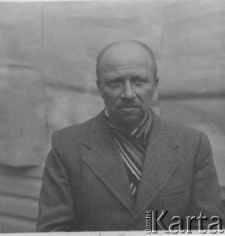 Kazimierz Kośmiński podczas pobytu na zesłaniu w ZSRR; zdjęcie z lat 1944-48.