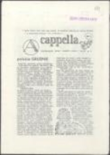 A Cappella. Nieregularnik Ruchu "Wolność i Pokój", nr 2