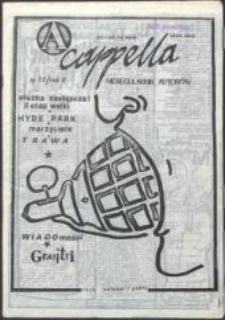 A Cappella. Nieregularnik autorów, nr 12