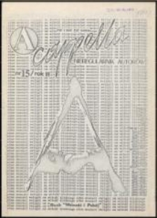 A Cappella. Nieregularnik autorów, nr 15
