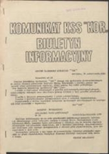 Komunikat KSS "KOR". Biuletyn Informacyjny, nr 23