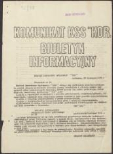 Komunikat KSS "KOR". Biuletyn Informacyjny, nr 24
