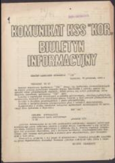 Komunikat KSS "KOR". Biuletyn Informacyjny, nr 25