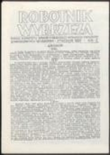 Robotnik Wybrzeża. Pismo Komitetu Założycielskiego Wolnych Związk&oacute;w Zawodowych Wybrzeża, nr 2