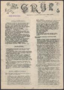 Gryf. Pismo organizacji "Solidarność Walcząca" Oddział Pomorze Zachodnie, nr 1