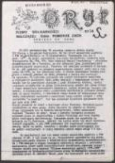 Gryf. Pismo Solidarności Walczącej Oddz[iał] Pomorze Zach[odnie], nr 34