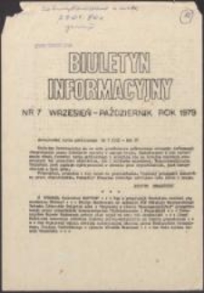 Biuletyn Informacyjny. Aktualności życia publicznego, nr 7(33)