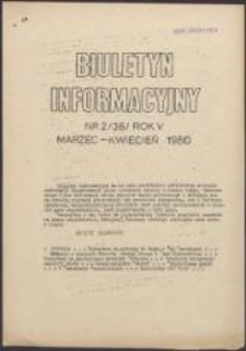 Biuletyn Informacyjny. Aktualności życia publicznego, nr 2(36)