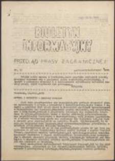Biuletyn Informacyjny. Przegląd prasy zagranicznej, nr 15