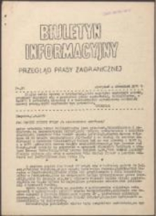 Biuletyn Informacyjny. Przegląd prasy zagranicznej, nr 20