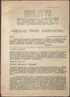 Biuletyn Informacyjny. Przegląd prasy zagranicznej, nr 21