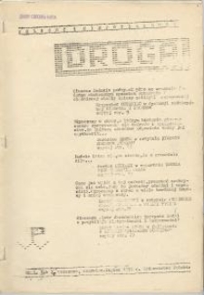 Droga. Pismo uczestników Ruchu Obrony Praw Człowieka i Obywatela, nr 1