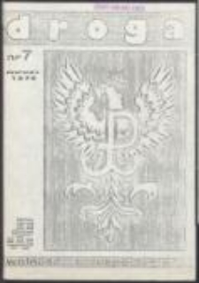Droga. Pismo uczestników Ruchu Obrony Praw Człowieka i Obywatela, nr 7