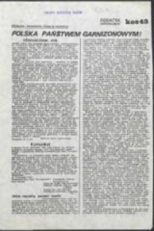 KOS. Dodatek nadzwyczajny do nr 43