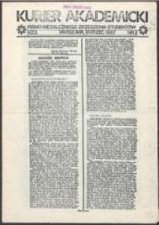 Kurier Akademicki. Pismo Niezależnego Zrzeszenia Student&oacute;w, nr 2