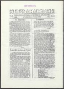 Kurier Akademicki. Pismo Niezależnego Zrzeszenia Student&oacute;w, nr 3