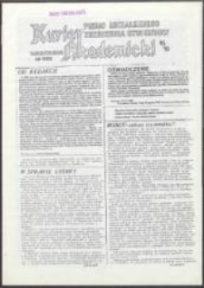 Kurier Akademicki. Pismo Niezależnego Zrzeszenia Student&oacute;w, nr 18/19