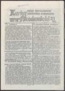 Kurier Akademicki. Pismo Niezależnego Zrzeszenia Student&oacute;w, nr 21