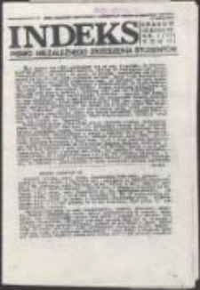 Indeks. Pismo Niezależnego Zrzeszenia Studentów, nr 1(17)