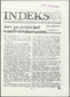 Indeks. Pismo Niezależnego Zrzeszenia Studentów AR, PK, WSP, nr 9(25)