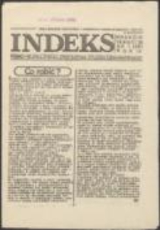 Indeks. Pismo Niezależnego Zrzeszenia Studentów AR, PK, WSP, nr 1(28)