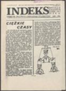 Indeks. Pismo Niezależnego Zrzeszenia Studentów AR, PK, WSP, nr 8(35)